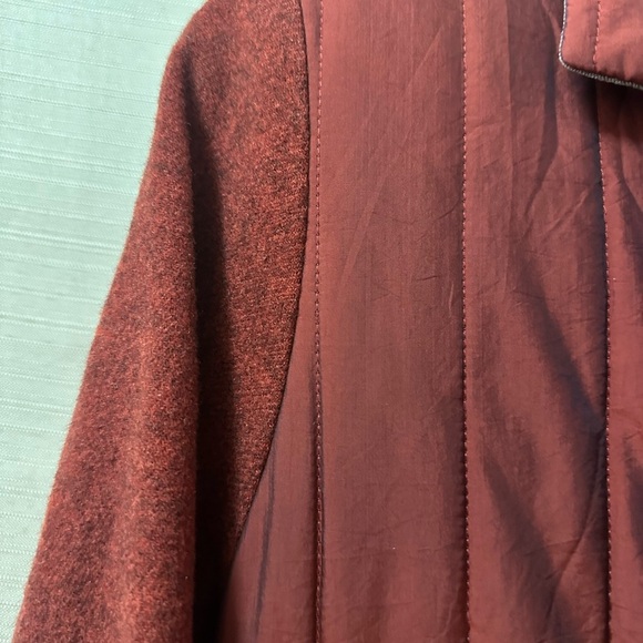 Escada Sport Quilted Wool & Cashmere Blazer Jacket – Rust Red, Size 36 (Small) - Picture 6 of 8